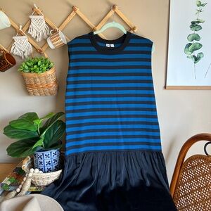 Uniqlo U Border Striped One-Piece Dress